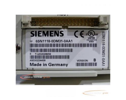 Siemens 6SN1118-0DM31-0AA1 SN:T-U02028659 Regelungseinschub Version B > ungebraucht! - Bild 4
