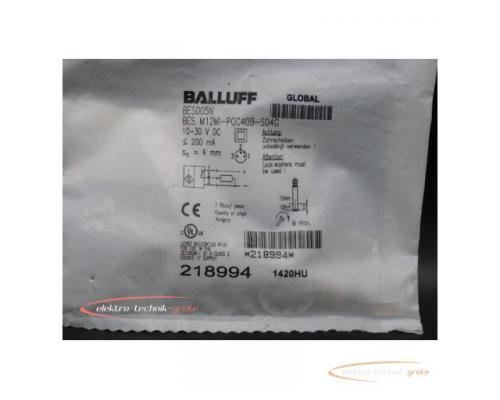 Balluff BES M12MI-POC40B-S04G BES005N 1420HU Induktiver Sensor > ungebraucht! - Bild 2