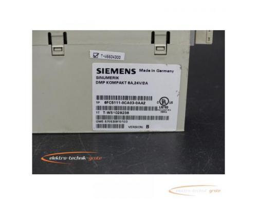 Siemens Sinumerik 6FC5111-0CA03-0AA2 DMP Kompakt 8A 24V / 2A Version B - Bild 2