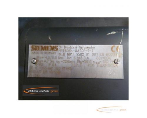 Siemens 1FT5064-0AC01-2-Z Servo-Motor > ungebraucht! - Bild 4