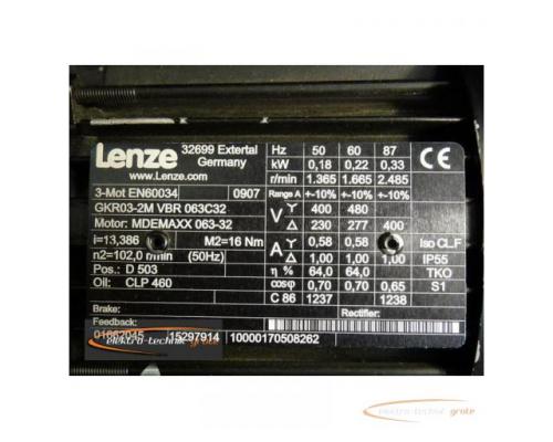 Lenze GKR03-2M VBR 063C32 Getriebemotor > ungebraucht! - Bild 3