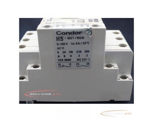 Condor MSM 0.40 Motorschutzschalter + HS - MST / MSM Hilfsschalter - Bild 3