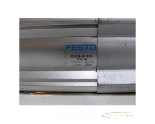 Festo DNCB-40-100-PPV-A Normzylinder 532741 - Bild 3