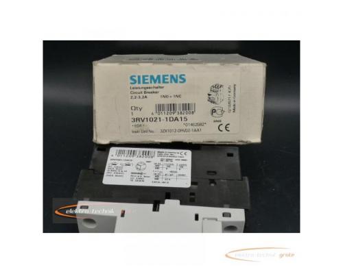 Siemens 3RV1021-1DA15 Motorschutzschalter > ungebraucht! - Bild 3