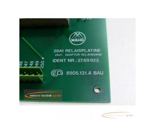 Maho 28A1 Relaisplatine 28U1 Adaptor Relayboard Id.Nr. 27.69 923 - Bild 4