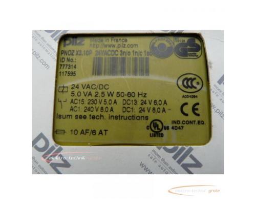 Pilz PNOZ X3.10P 24VDC Sicherheits-Relais ID.No.777314 > ungebraucht! - Bild 3