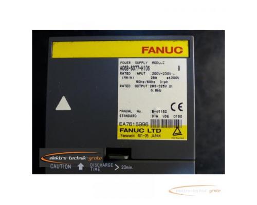 Fanuc A06B-6077-H106 Power Supply Module > mit 12 Monaten Gewährleistung! - Bild 4