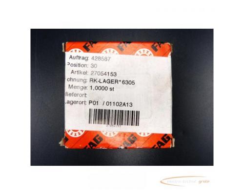 FAG 6305 Rillenkugellager einreihig > ungebraucht!