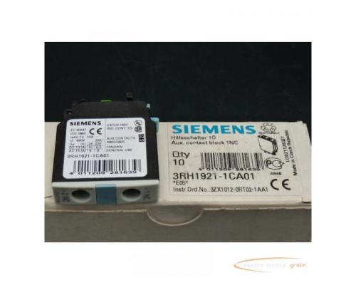 Siemens 3RH1921-1CA01 Hilfsschalter VPE 10 St. > ungebraucht! - Bild 4