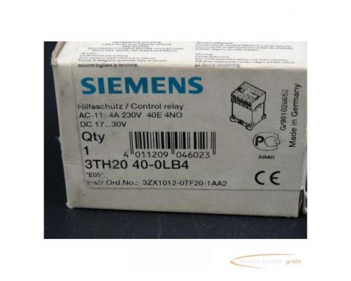 Siemens 3TH2040-0LB4 Hilfsschütz > ungebraucht! - Bild 4