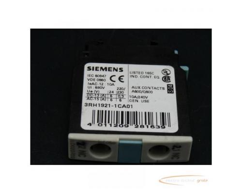 Siemens 3RH1921-1CA01 Hilfsschalterblock > ungebraucht! - Bild 3