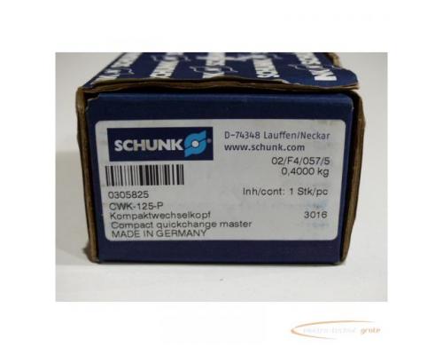 Schunk CWK-125-P Kompaktwechselkopf 030 5825 (0305826) > ungebraucht! - Bild 2