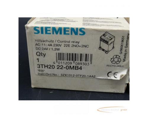Siemens 3TH2022-0MB4 Hilfsschütz > ungebraucht! - Bild 3