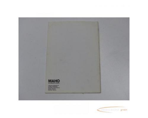 Maho Programmieranleitung Kurzfassung für Maho Steuerung CNC 432 - Bild 2