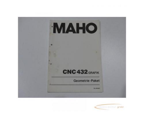 Maho Bedienungsanleitung für Maho Steuerung CNC 432 Grafik / Geometrie-Paket - Bild 1