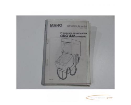 Maho Bedienungsanleitung für Maho Steuerung CNC 432 Grafik / Geometrie-Paket Französische Ausgabe - Bild 1