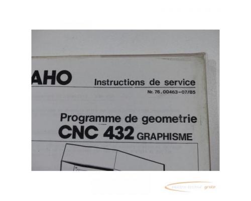 Maho Bedienungsanleitung für Maho Steuerung CNC 432 Grafik / Geometrie-Paket Französische Ausgabe - Bild 5