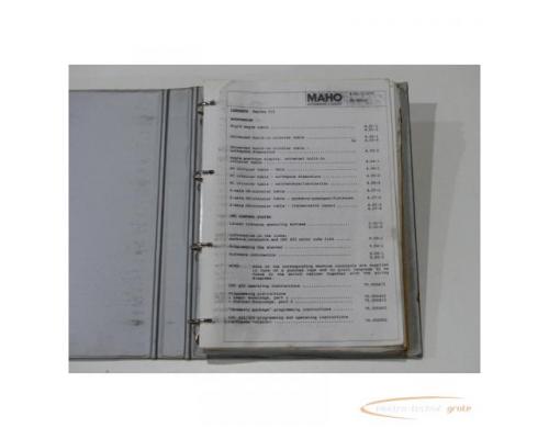Maho Technische Dokumentation für MH 600 C Englische Auflage - Bild 3