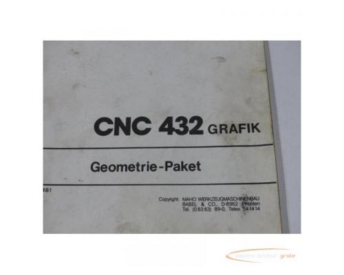 Maho Bedienungsanleitung für Maho Steuerung CNC 432 Grafik / Geometrie-Paket - Bild 4