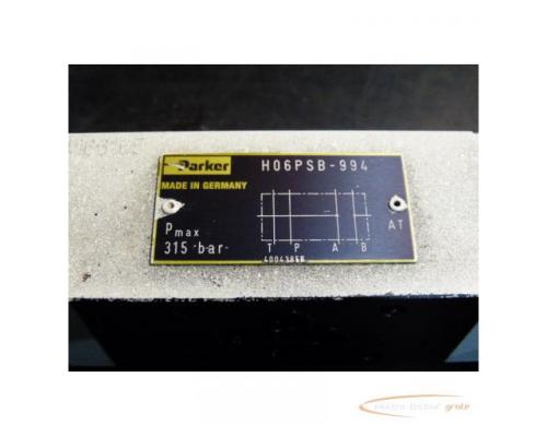 Parker H06PSB-994 Adapterplatte mit PSB100AF1A4 Druckschalter - Bild 3