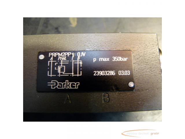 Parker PRPM2PP10JV mit Wandfluh MVPPM22-100-D1#1 24V DC Proportionalventil - 4