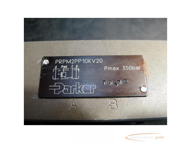 Parker PRPM2PP10KV20 mit Wandfluh MVPPM22-100-D1 110V AC/DC Proportionalventil - 3