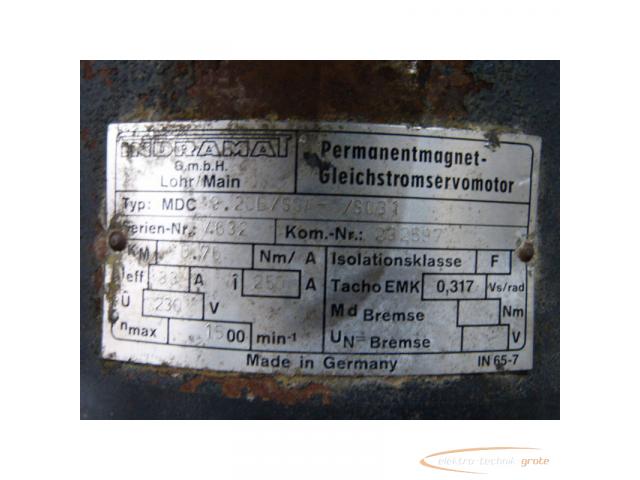 Indramat MDC 9.20B/SSA-0/S031 Permanentmagnet-Gleichstromservomotor - 3