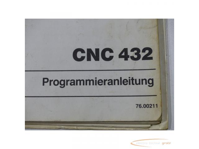 Maho Programmieranleitung für Maho Steuerung CNC 432 - 4