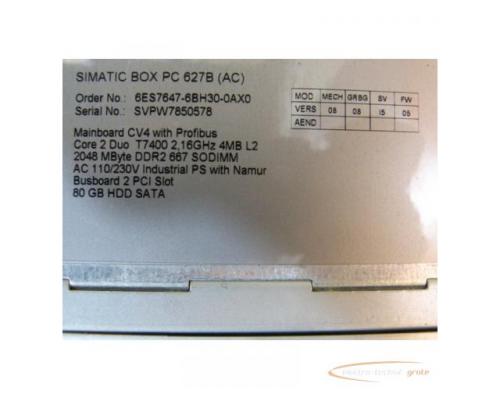 Siemens 6ES7647-6BH30-0AX0 Box PC 627B mit HDD SN:SVPW7850578 - Bild 3
