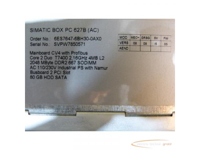 Siemens 6ES7647-6BH30-0AX0 Box PC 627B mit HDD SN:SVPW7850571 - 3