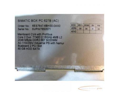 Siemens 6ES7647-6BH30-0AX0 Box PC 627B mit HDD SN:SVPW7850571 - Bild 3
