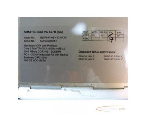Siemens 6ES7647-6BH30-0AX0 Box PC 627B ohne HDD (!) SN:SVPA3855651 - Bild 3