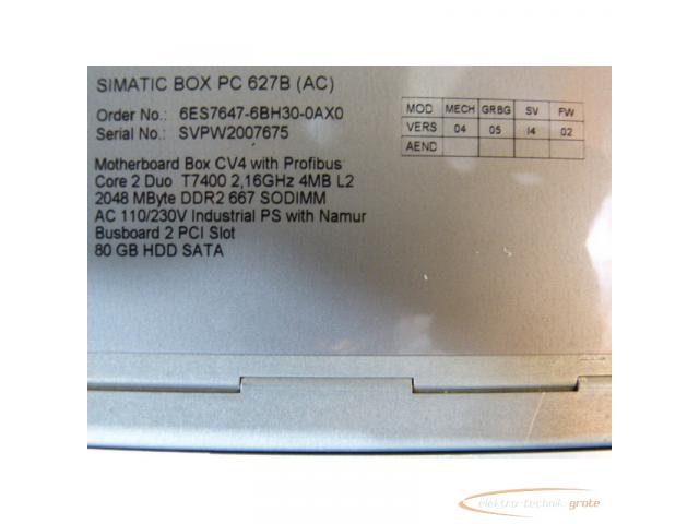 Siemens 6ES7647-6BH30-0AX0 Box PC 627B ohne HDD (!) SN:SVPW2007675 - 3