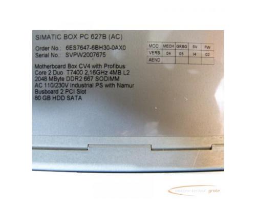Siemens 6ES7647-6BH30-0AX0 Box PC 627B ohne HDD (!) SN:SVPW2007675 - Bild 3