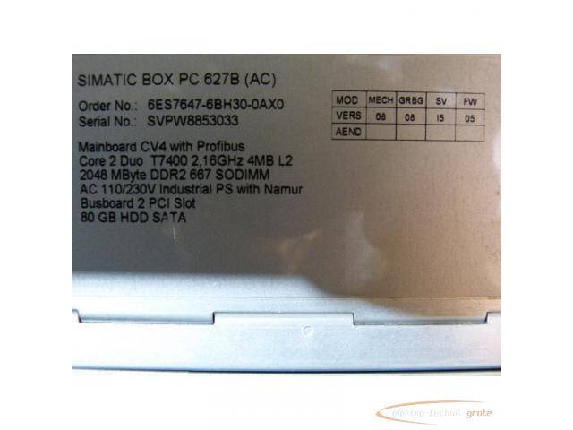 Siemens 6ES7647-6BH30-0AX0 Box PC 627B ohne HDD (!) SN:SVPW8853033 - 3