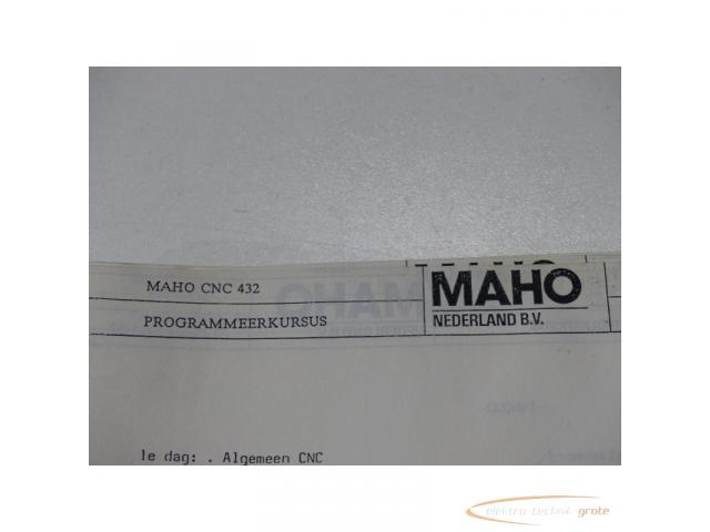 Maho Programierkurs für Maho Steuerung CNC 432, Holländische Ausgabe - 4