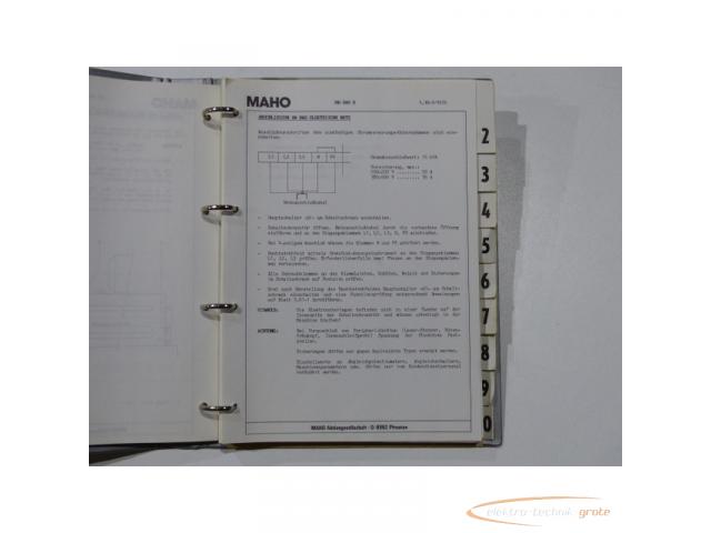 Maho Bediener-Handbuch für MH 600 E - 2