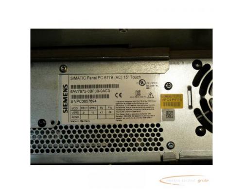Siemens 6AV7872-0BF30-0AC0 Simatik Panel PC 677B SN:VPC3857694 gebraucht - TOP Zustand - Bild 5