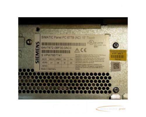Siemens 6AV7872-0BF30-0AC0 Simatik Panel PC 677B SN: VPW7857741 gebraucht - TOP Zustand - Bild 5