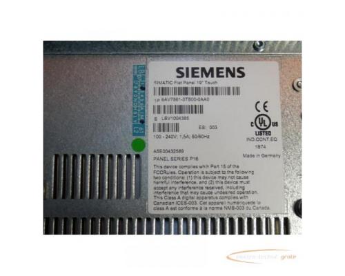 Siemens 6AV7861-3TB00-0AA0 Simatik Flat Panel SN: LBV1004385- gebraucht Top Zustand - - Bild 6