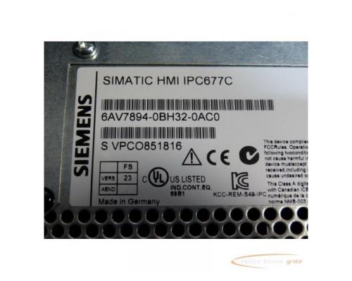 Siemens 6AV7894-0BH32-0AC0 Simatik HMI IPC 677C SN:VPC0851816 gebraucht - TOP Zustand - Bild 5
