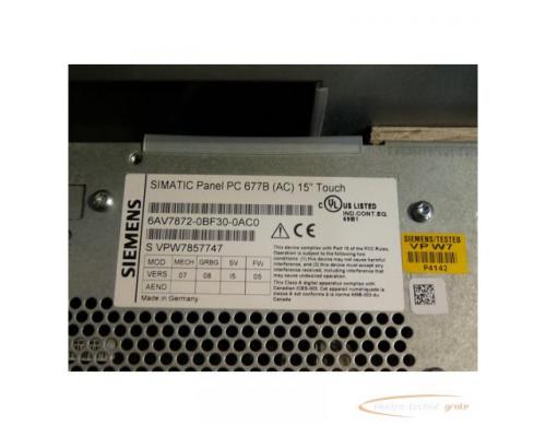 Siemens 6AV7872-0BF30-0AC0 Simatik Panel PC 677B SN: VPW7857747 gebraucht - Top Zustand - - Bild 5