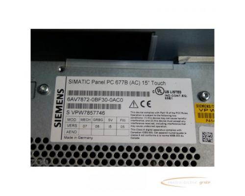 Siemens 6AV7872-0BF30-0AC0 Simatik Panel PC 677B SN: VPW7857746 gebraucht - Top Zustand - - Bild 5