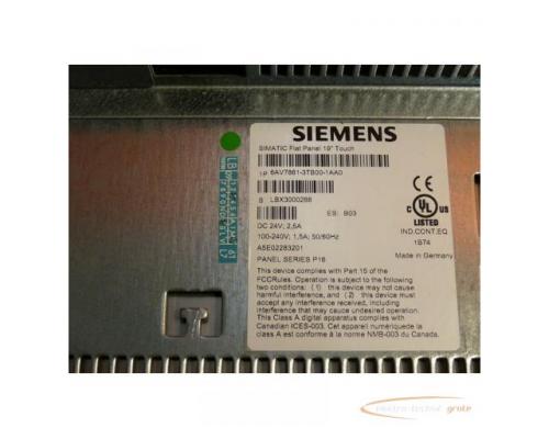 Siemens 6AV7861-3TB00-1AA0 Simatik Flat Panel SN: LBX3000288 - gebraucht Top Zustand - - Bild 6