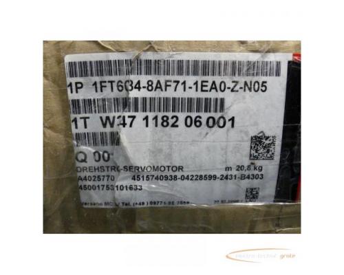 Siemens 1FT6084-8AF71-1EA0 - Z Synchron-Servomotor > ungebraucht! - Bild 5