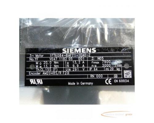 Siemens 1FT6084-8AF71-1EA0 - Z Synchron-Servomotor > ungebraucht! - Bild 6