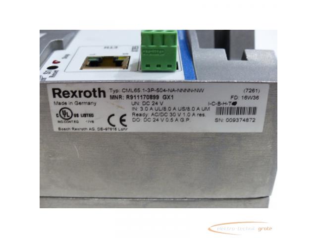 Rexroth CML65.1-3P-504-NA-NNNN-NW / MNR: R911170899 GX1 IndraControl L65 > ungebraucht! - 5