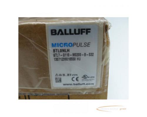 Balluff BTLONLH BTL7-G110-M0200-B-S32 Micopulse Wegaufnehmer SN13071200016550HU - Bild 2