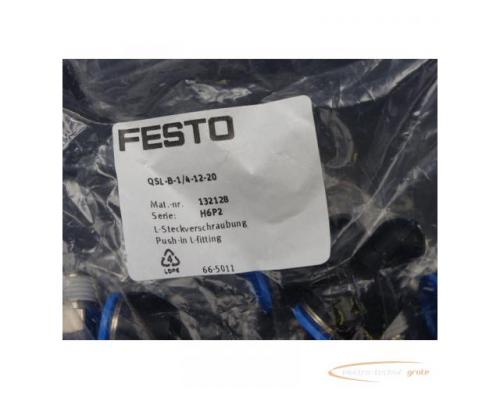 Festo QSL-B-1/4-12-20 L-Steckverschraubung 132128 VPE 16St > ungebraucht! - Bild 2