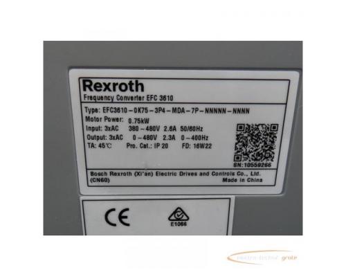 Rexroth EFC 3610 Frequenzumrichter R912005718 FD: 16W22 > ungebraucht! - Bild 5